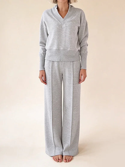 🥰【Alta calidad】【M-5XL】Komplet garniturowy damski 2026 | Dwuczęściowy komplet z dzianiny z długim rękawem✨
