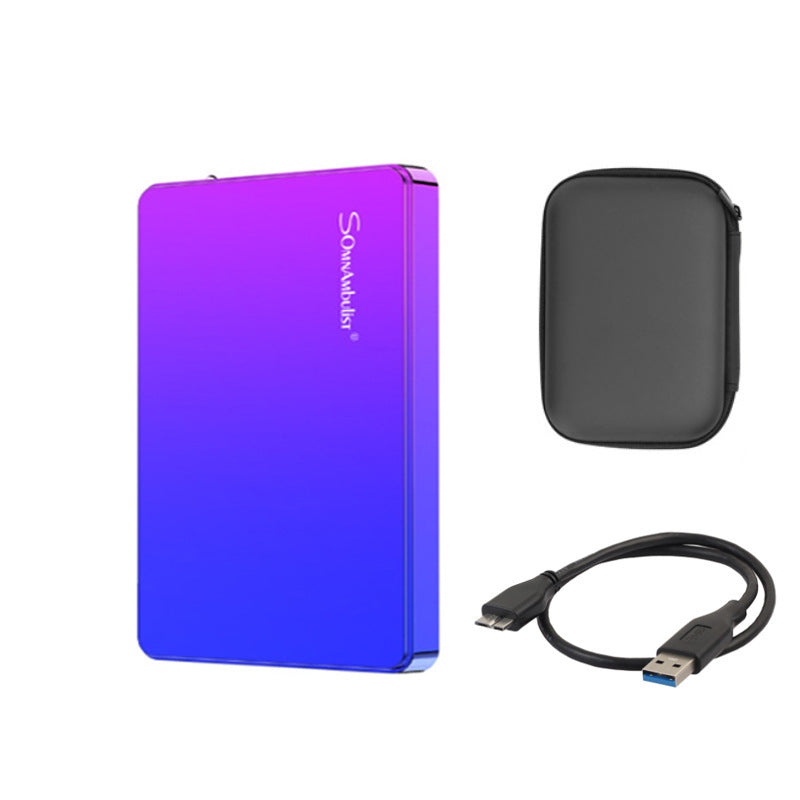 【80GB】Disco duro portátil gran capacidad y almacenamiento fácil de transportar