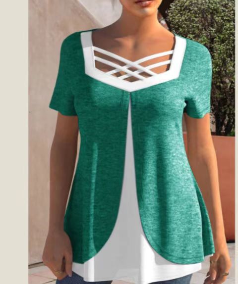 ❤️【S-5XL】Camiseta estampada de talla grande para el verano de 2026