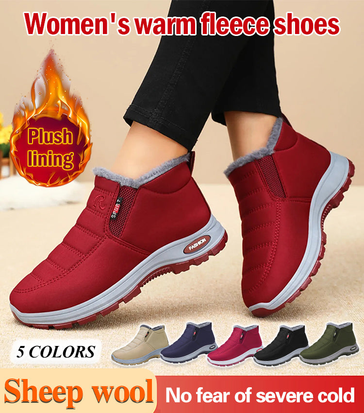 🔥【Descuento especial del 50%】【Tallas 35-48】Botas de invierno unisex con forro afelpado: cálidas, cómodas y antideslizantes para climas fríos.