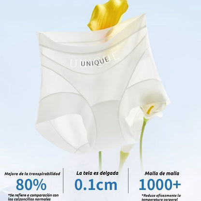🔥🩲 (Paquete de 6) Último día - 50% de descuento - Ropa interior adelgazante de cintura alta antibacteriana