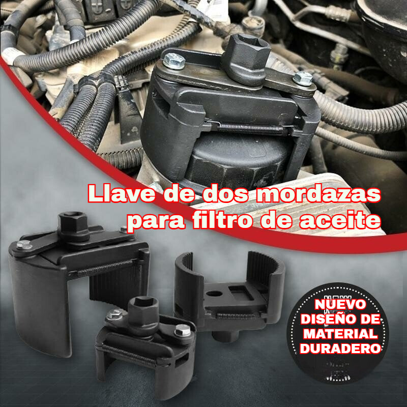 🛠️【60-80 mm/80-105 mm】🤩Llave de filtro de aceite ajustable
